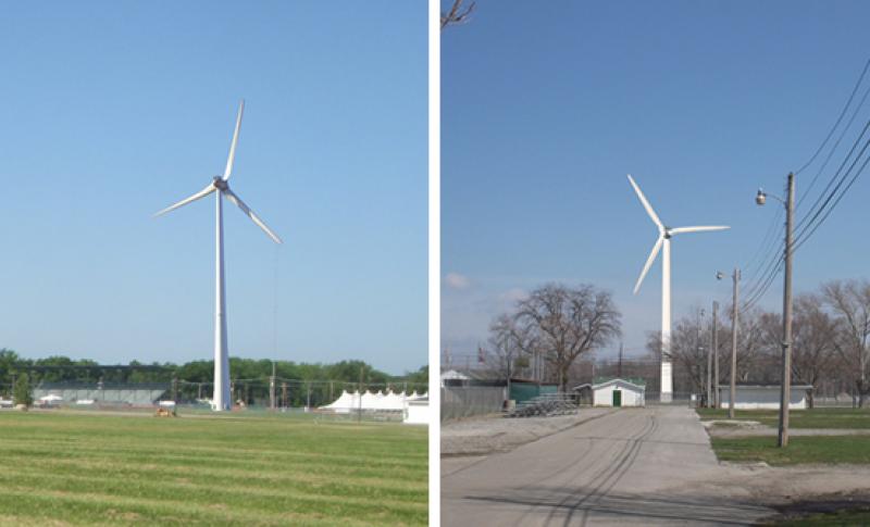 wind turbines