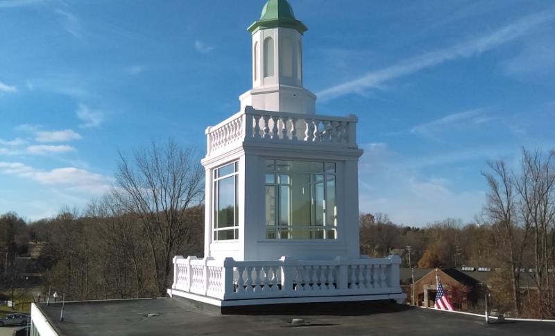 Brecksville Community Center Clock Tower & Cupola Town Center Construction