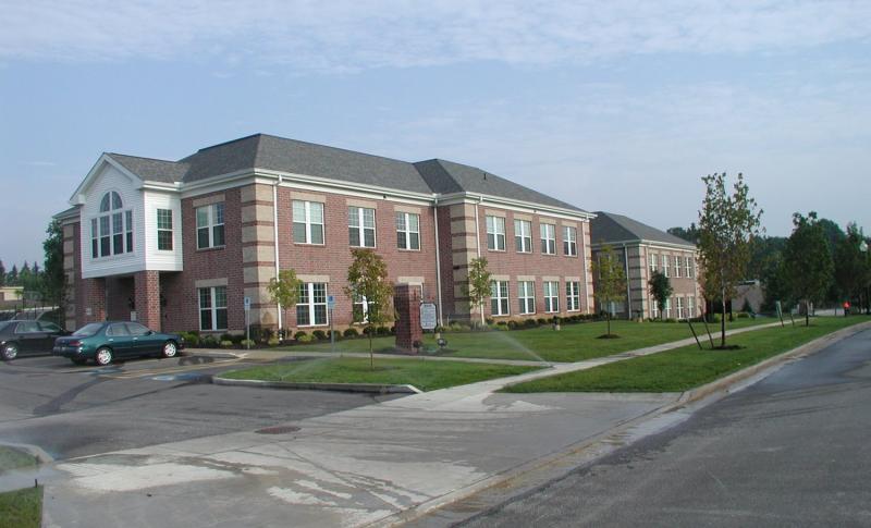 Commons building two exterior