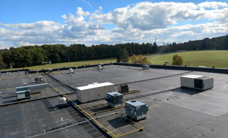 MCCC Roof Renovation Town Center Construction