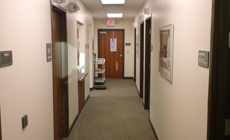 healthcare hallway